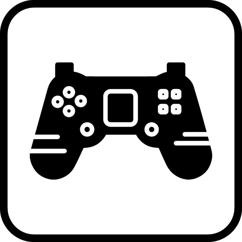 icono de vector de consola de juegos