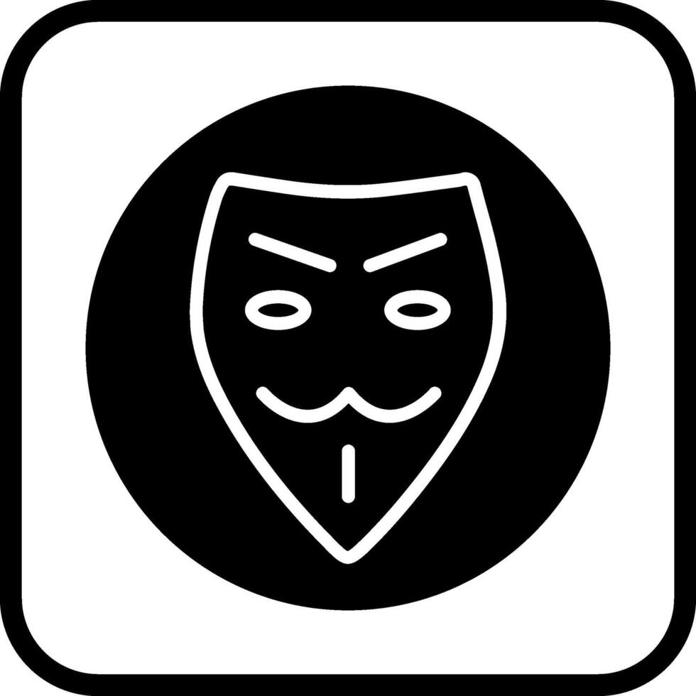 icono de vector de máscara