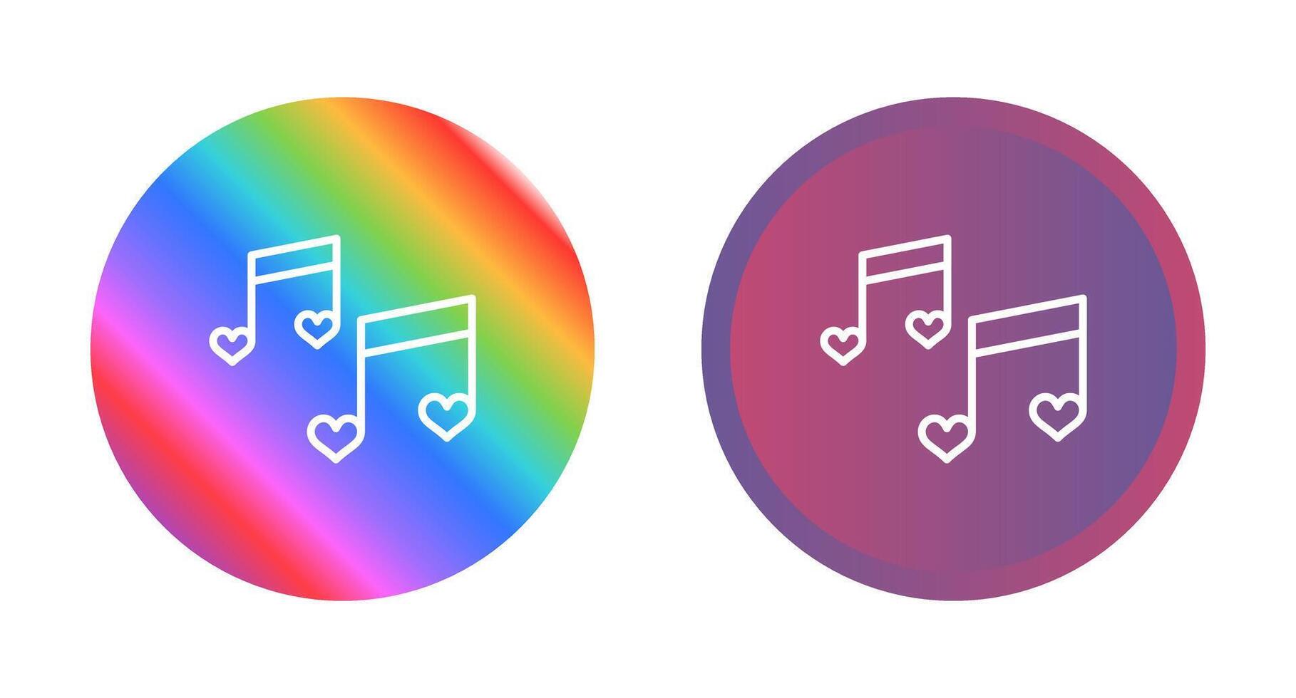 Romantic music Vector Icon