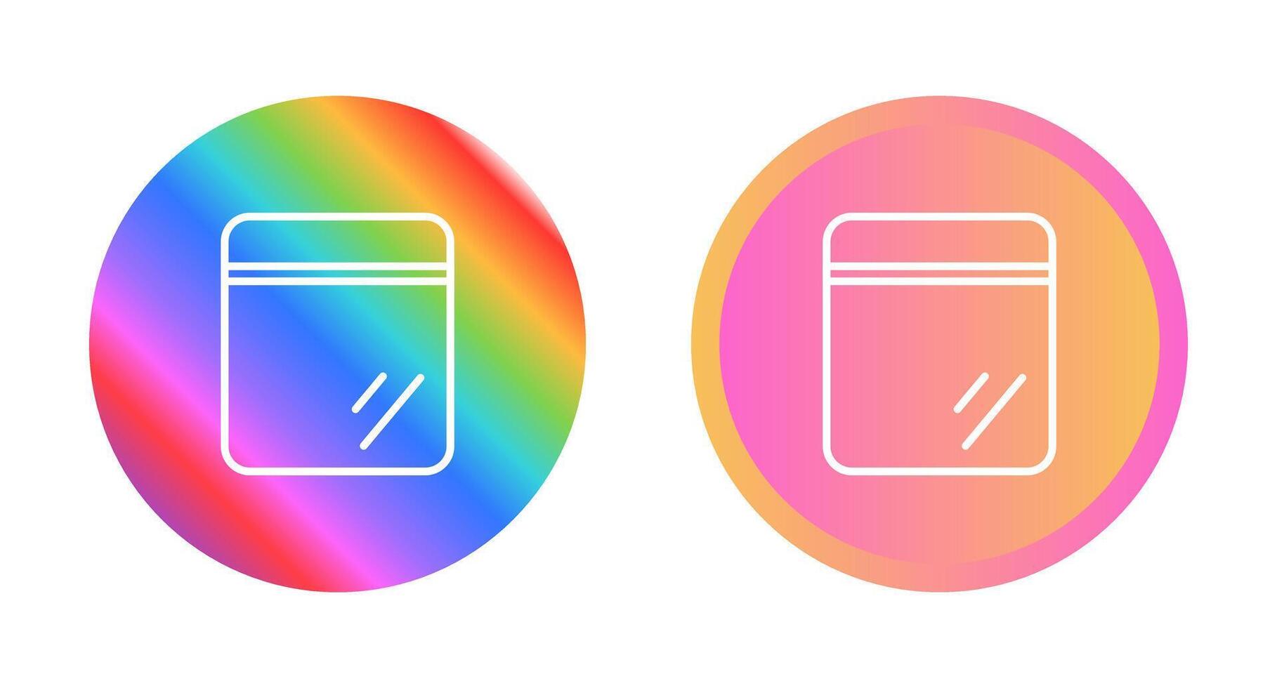 Ziploc bags Vector Icon