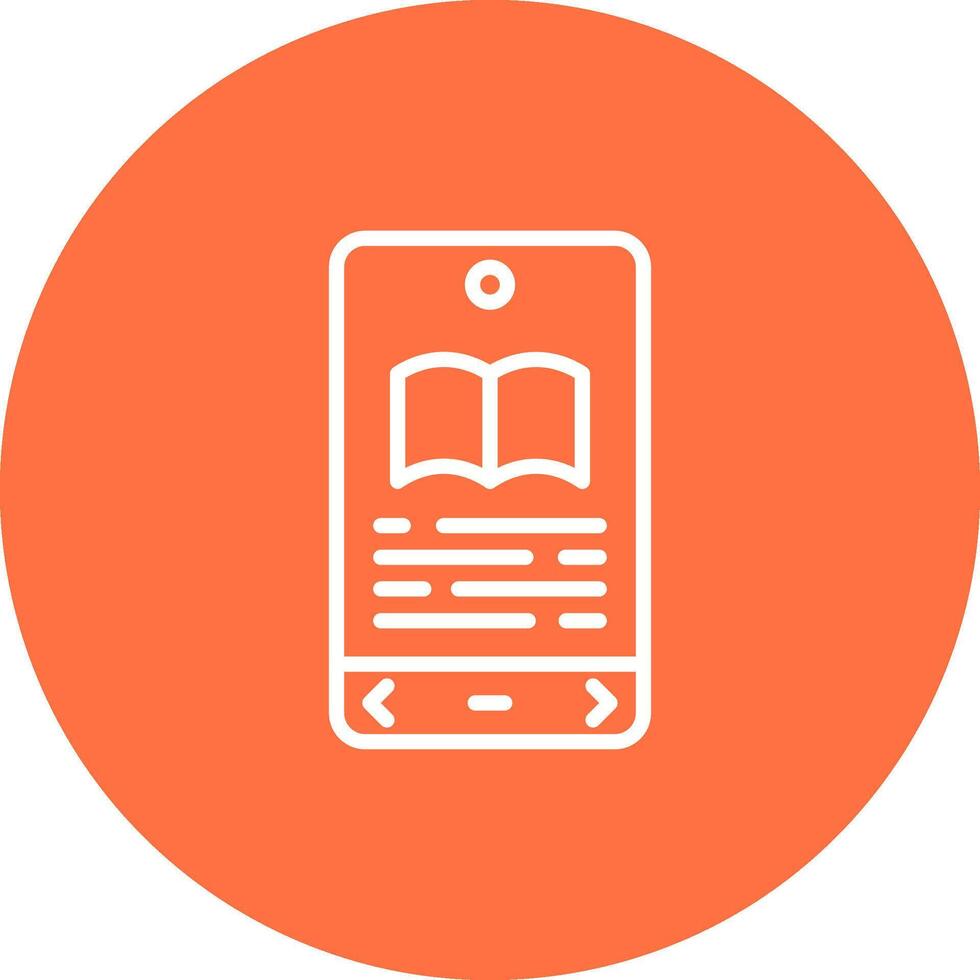 E book Reader Vector Icon