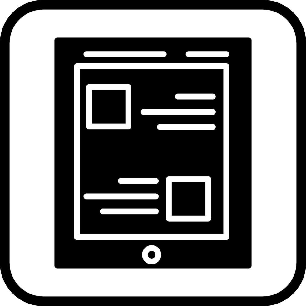 Tablet Vector Icon