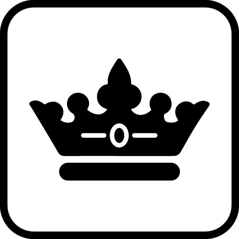 icono de vector de corona