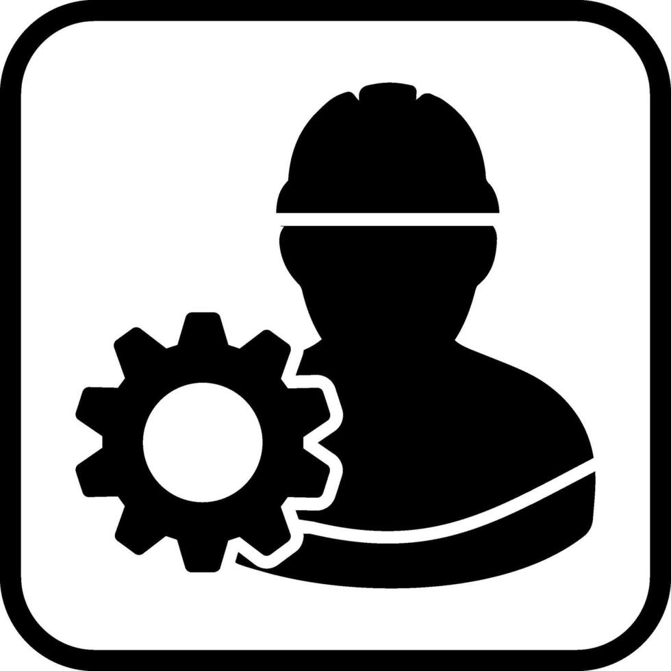 icono de vector de ingeniero