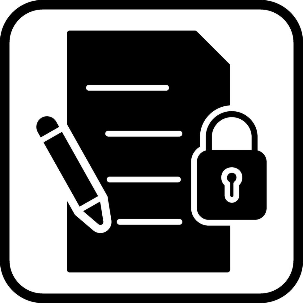 Confidentiality Vector Icon
