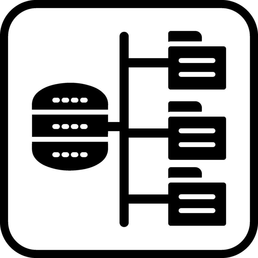 datos estructura vector icono