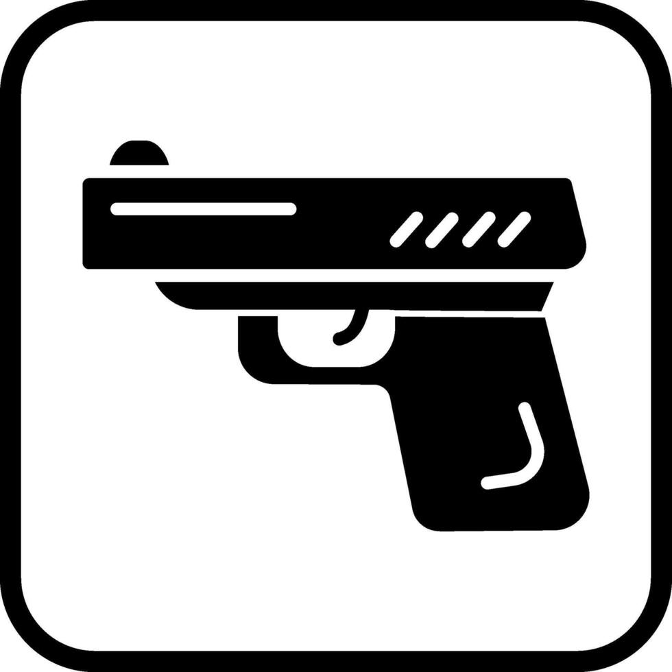 icono de vector de pistola