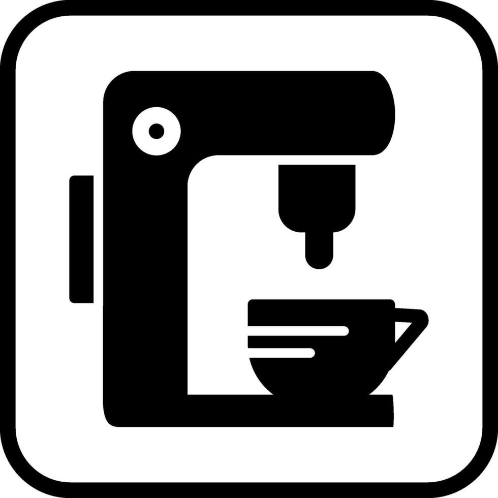 Tea Machine Vector Icon