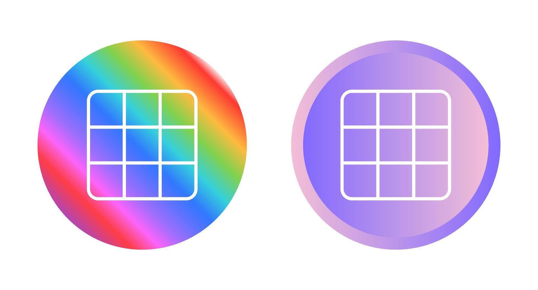 de rubik cubo vector icono