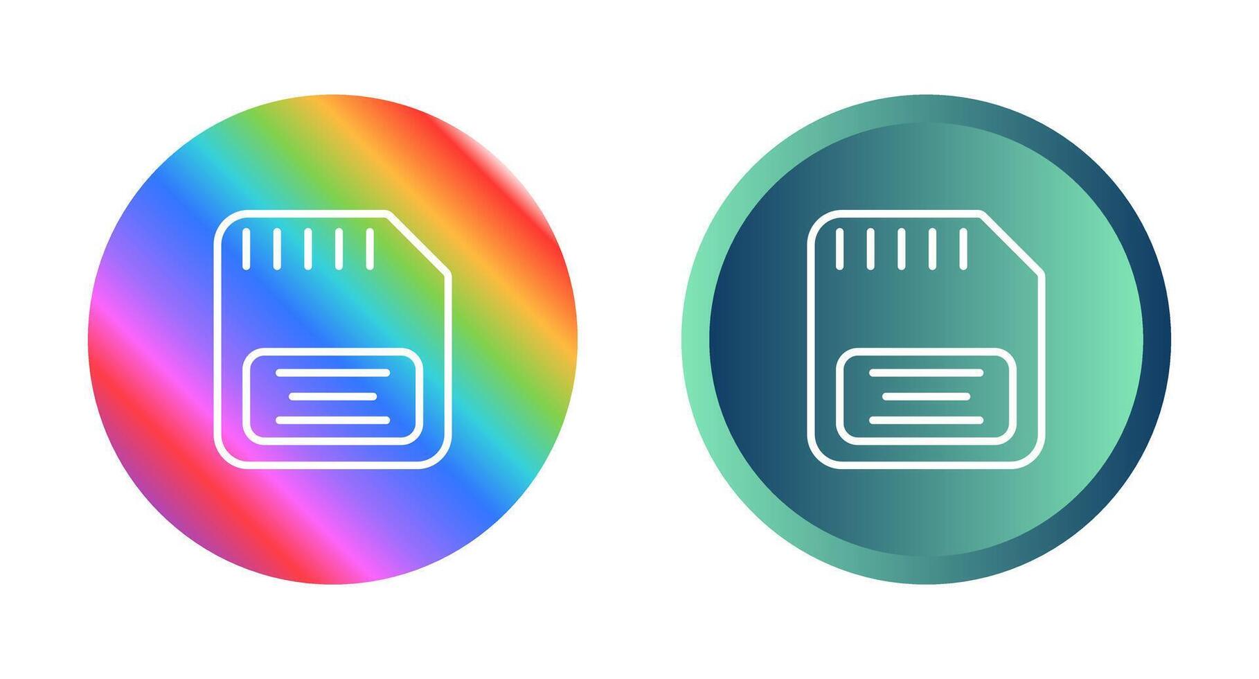 Memory Card Vector Icon