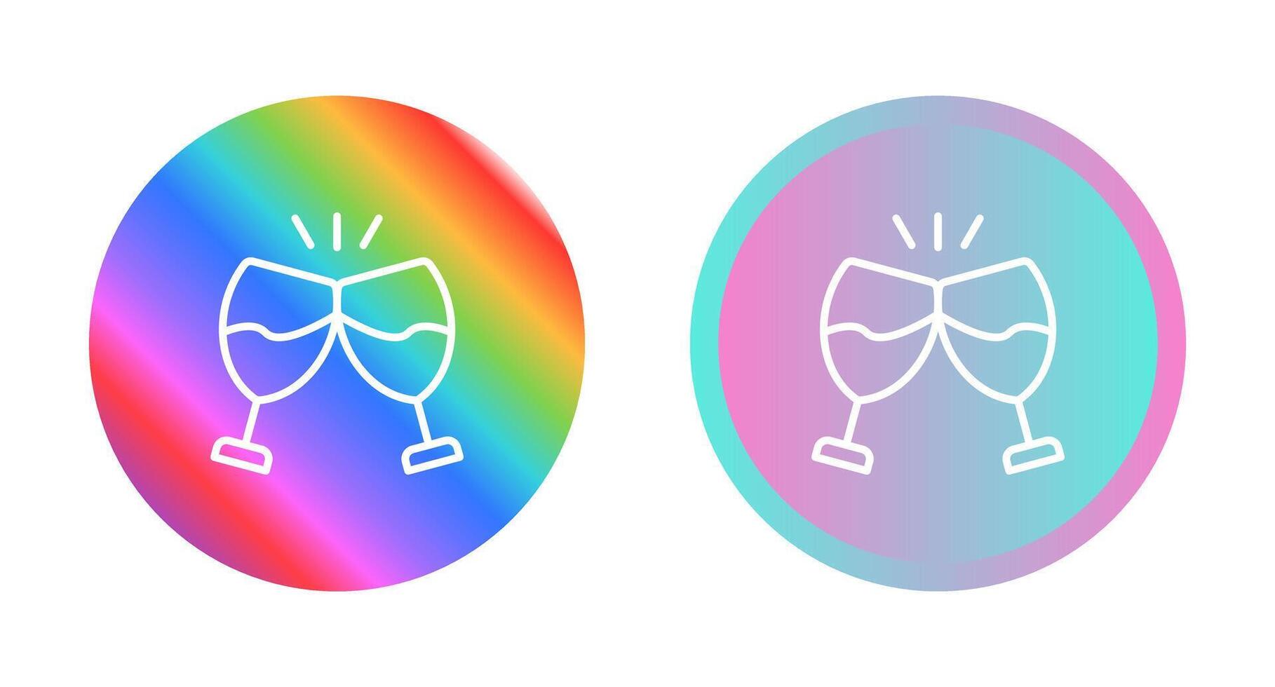 Champagne toast Vector Icon