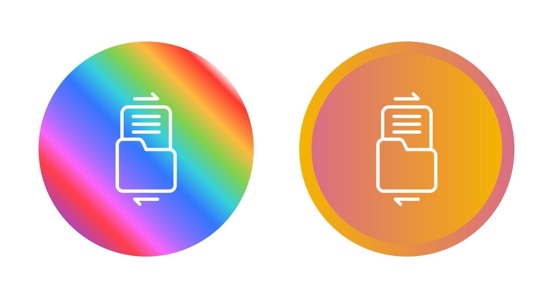 File Sharing Vector Icon