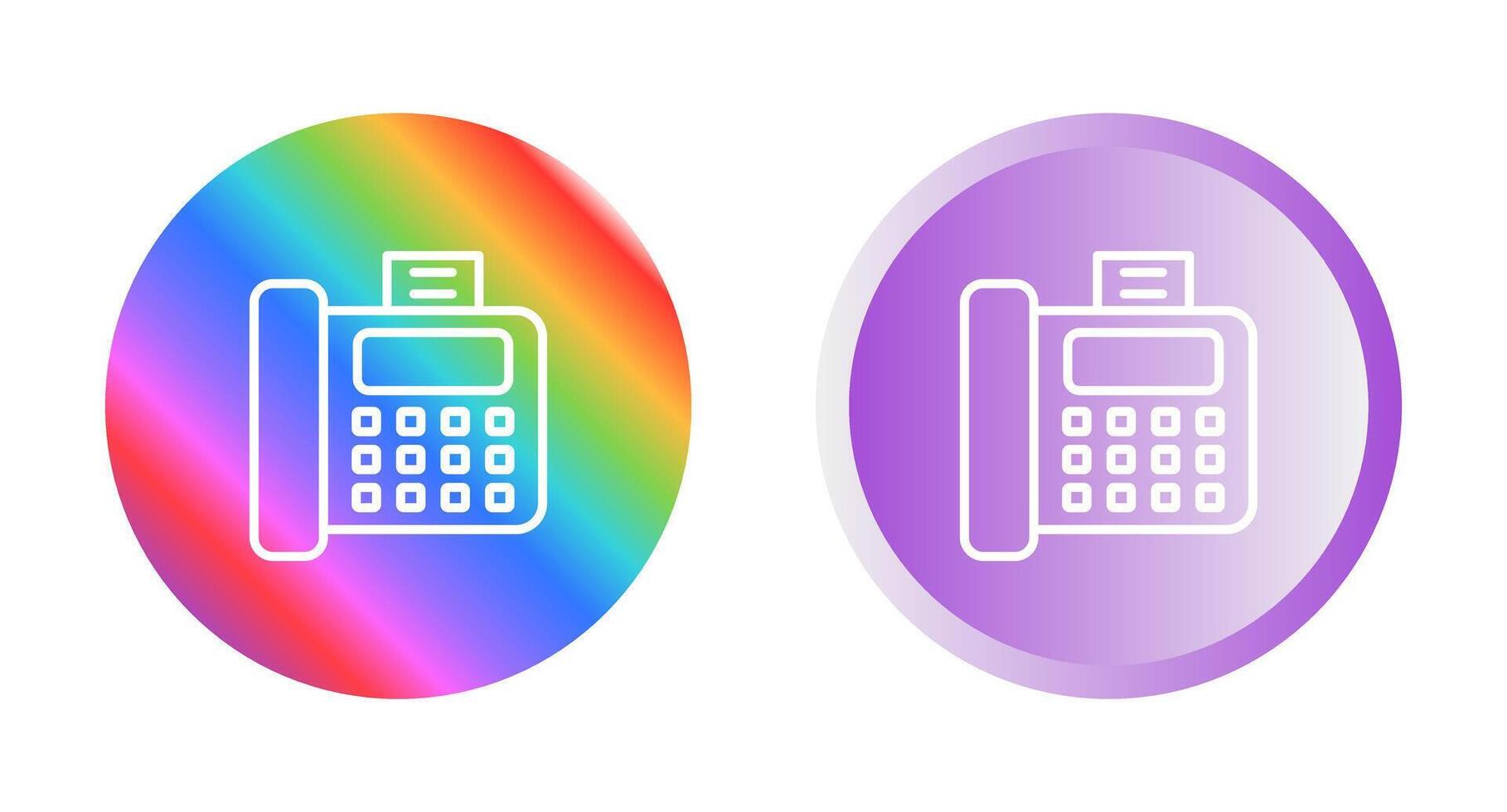 Fax Machine Vector Icon
