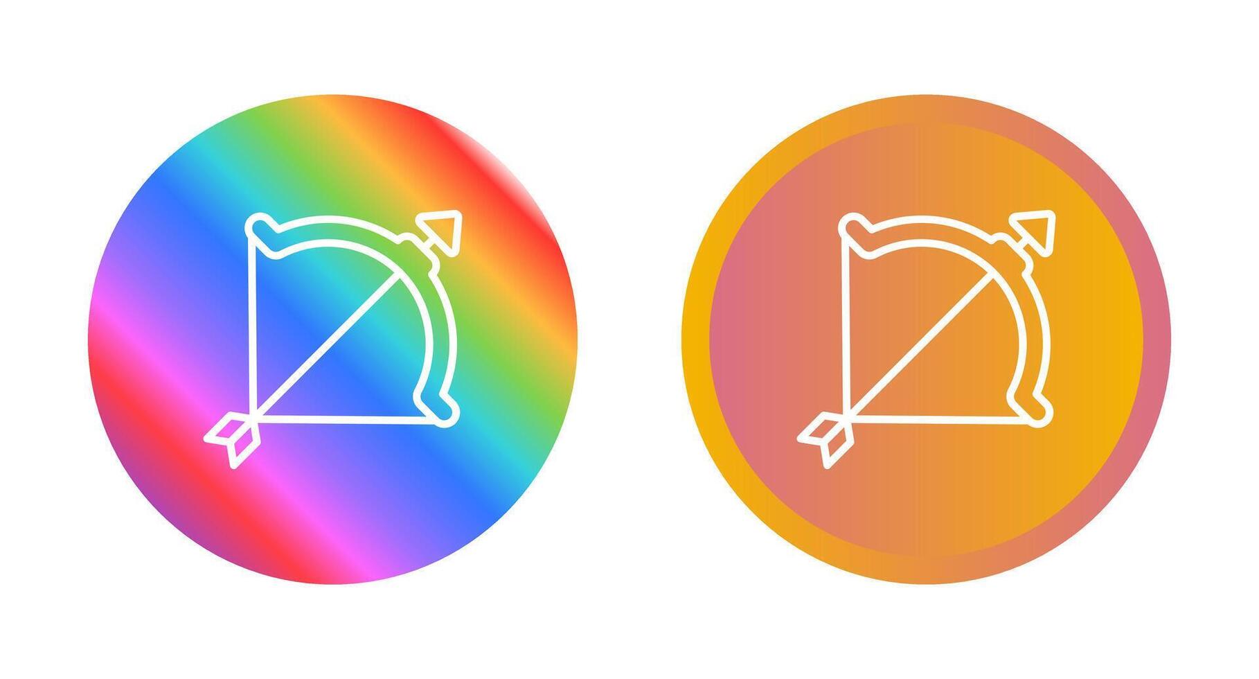 Bow and arrow Vector Icon