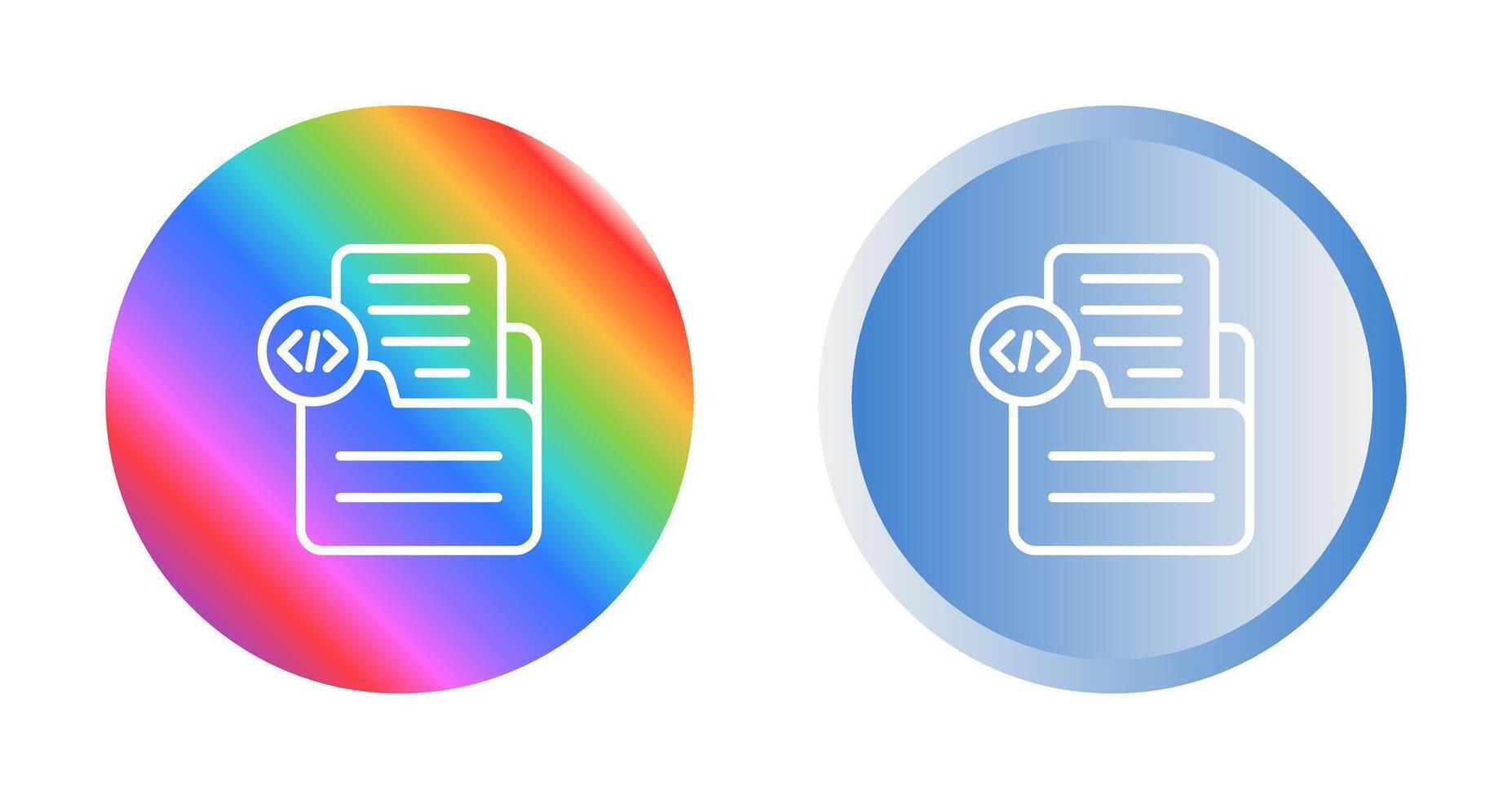 Document Insert Code Vector Icon