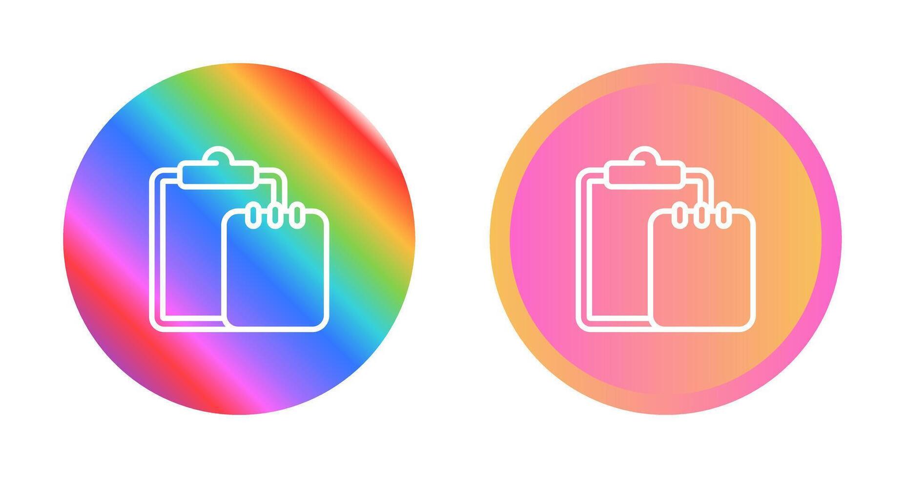 Task list with writing pad Vector Icon