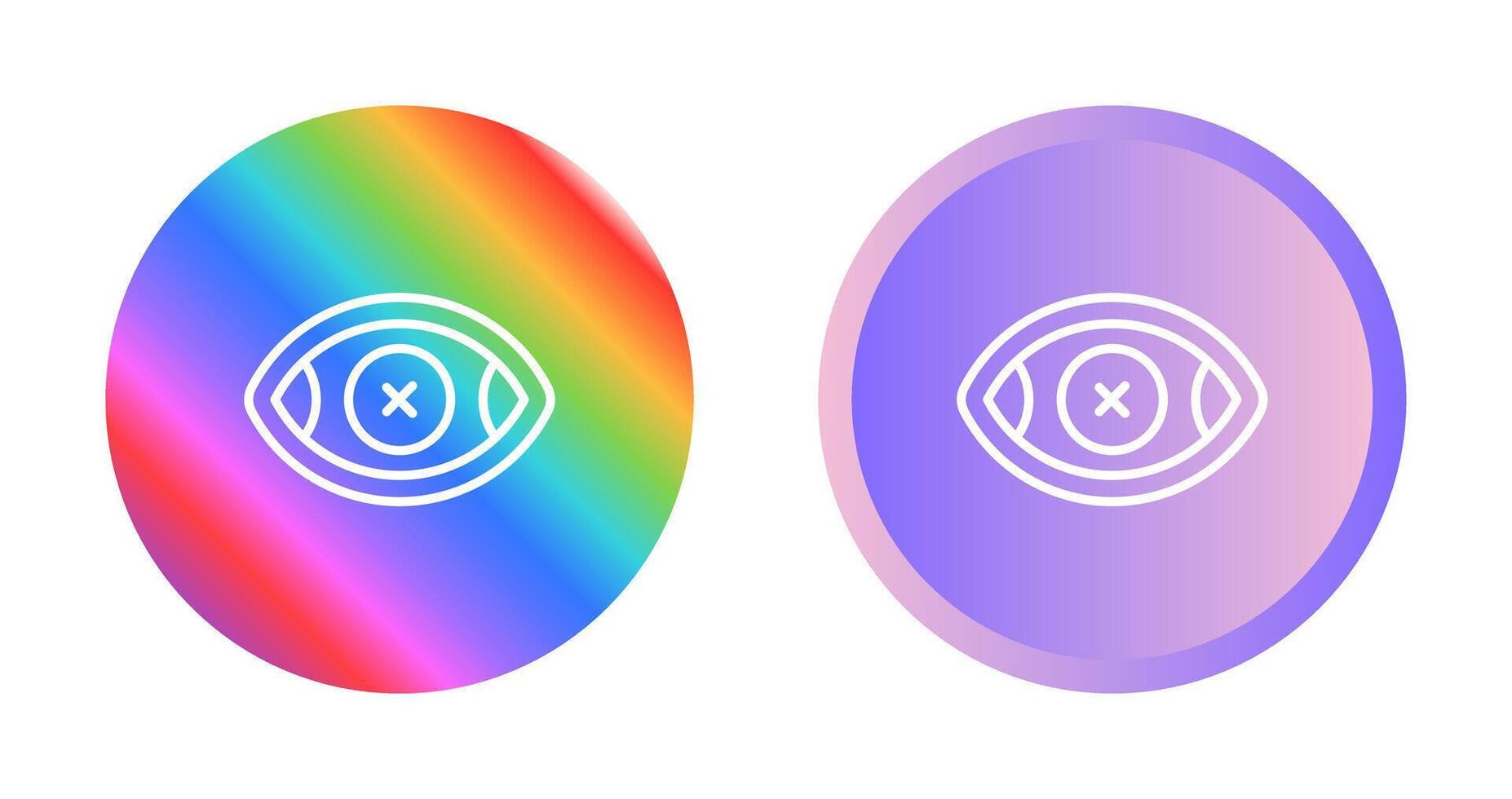 Eye Crossed Vector Icon