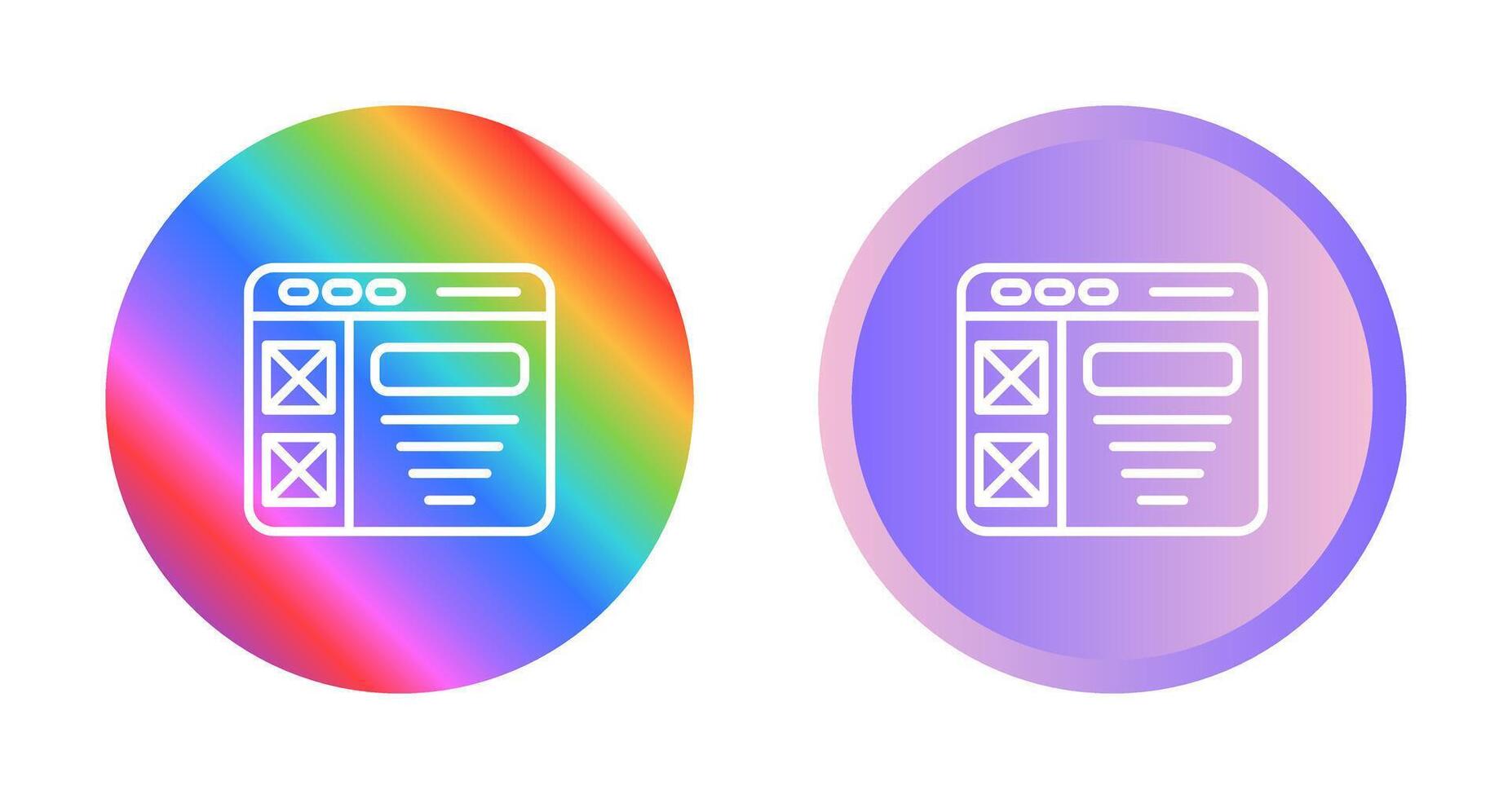 Wireframe Vector Icon