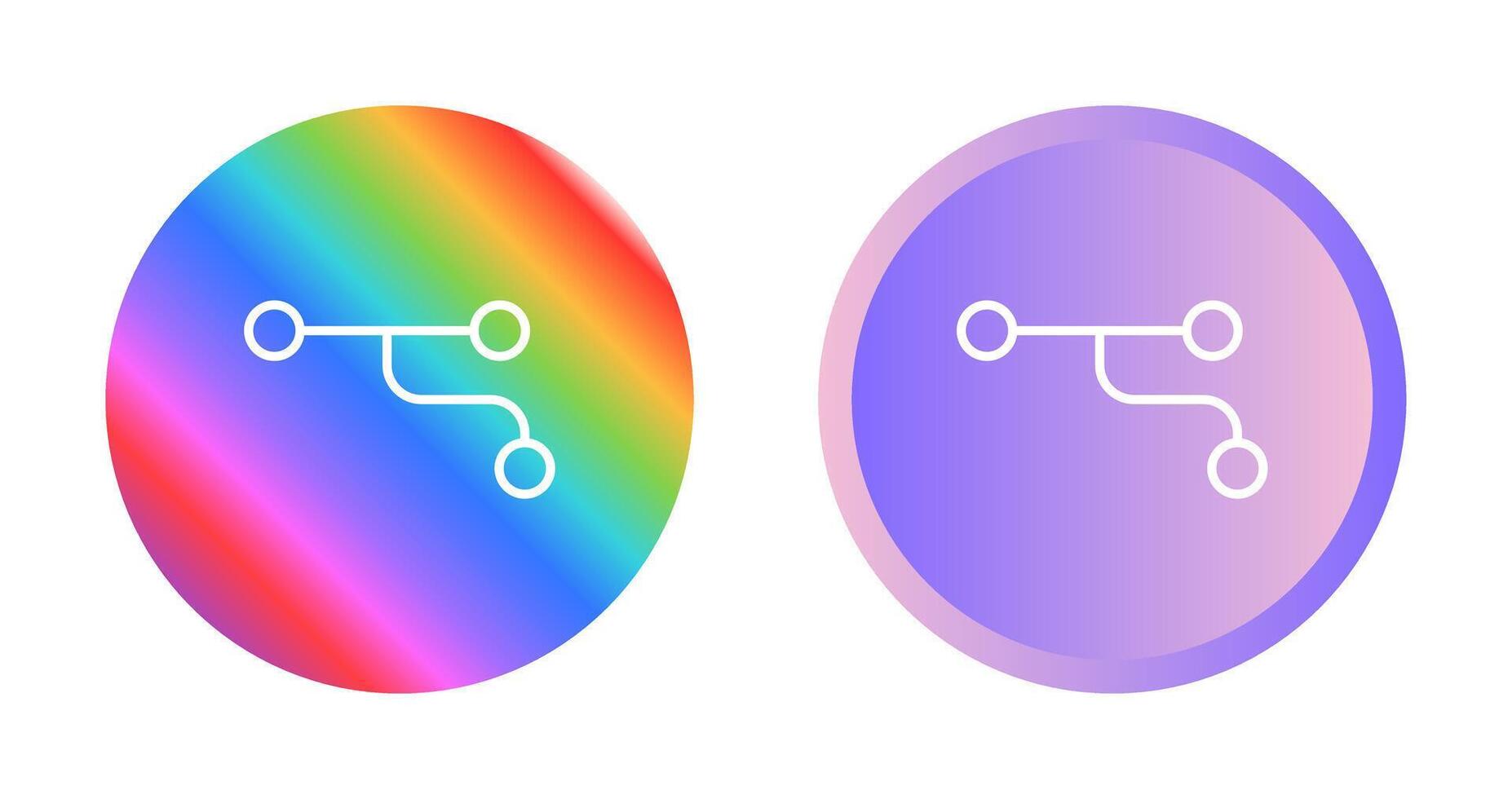 Divergence Vector Icon