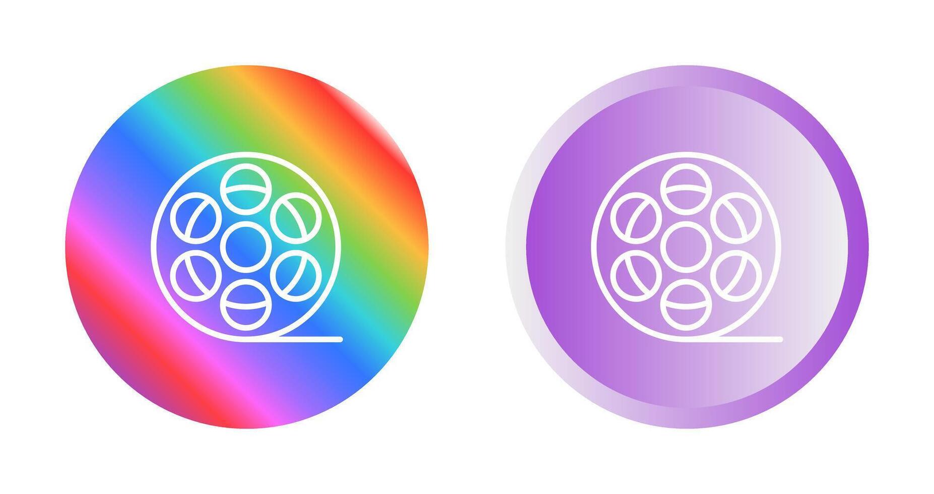 Film Reel Vector Icon
