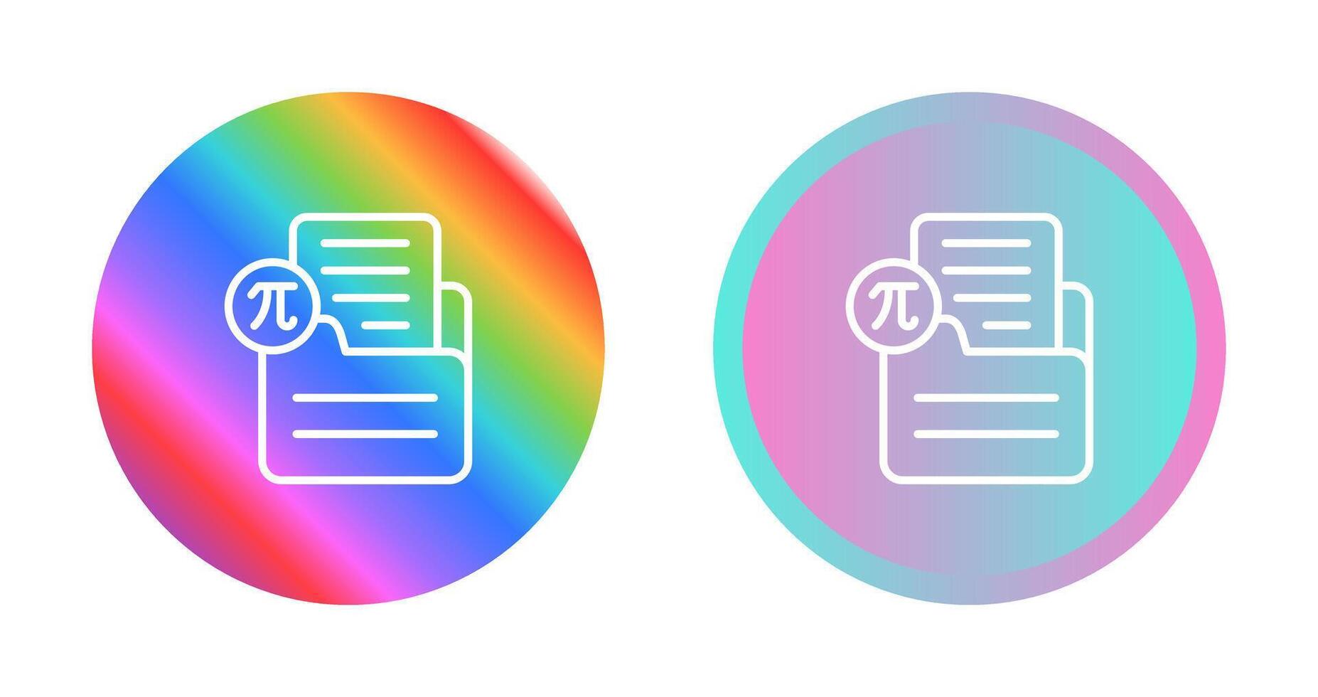 Document Insert Formula Vector Icon