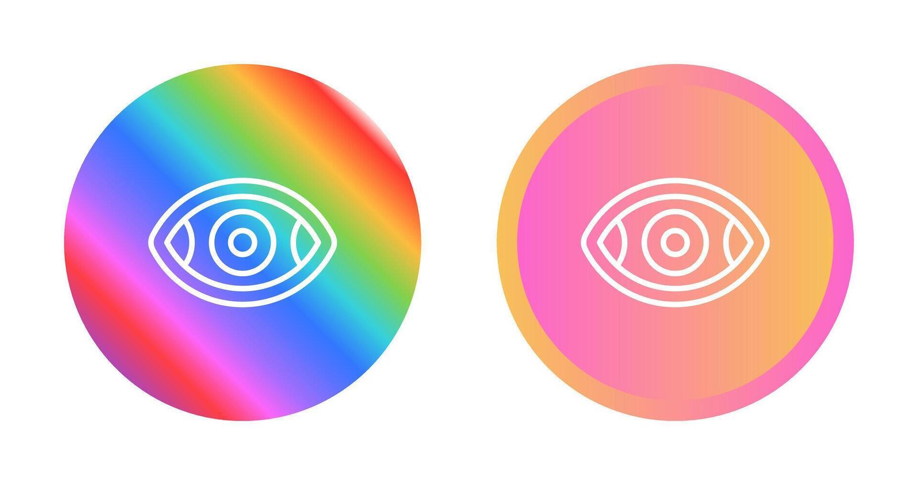 icono de vector de ojo