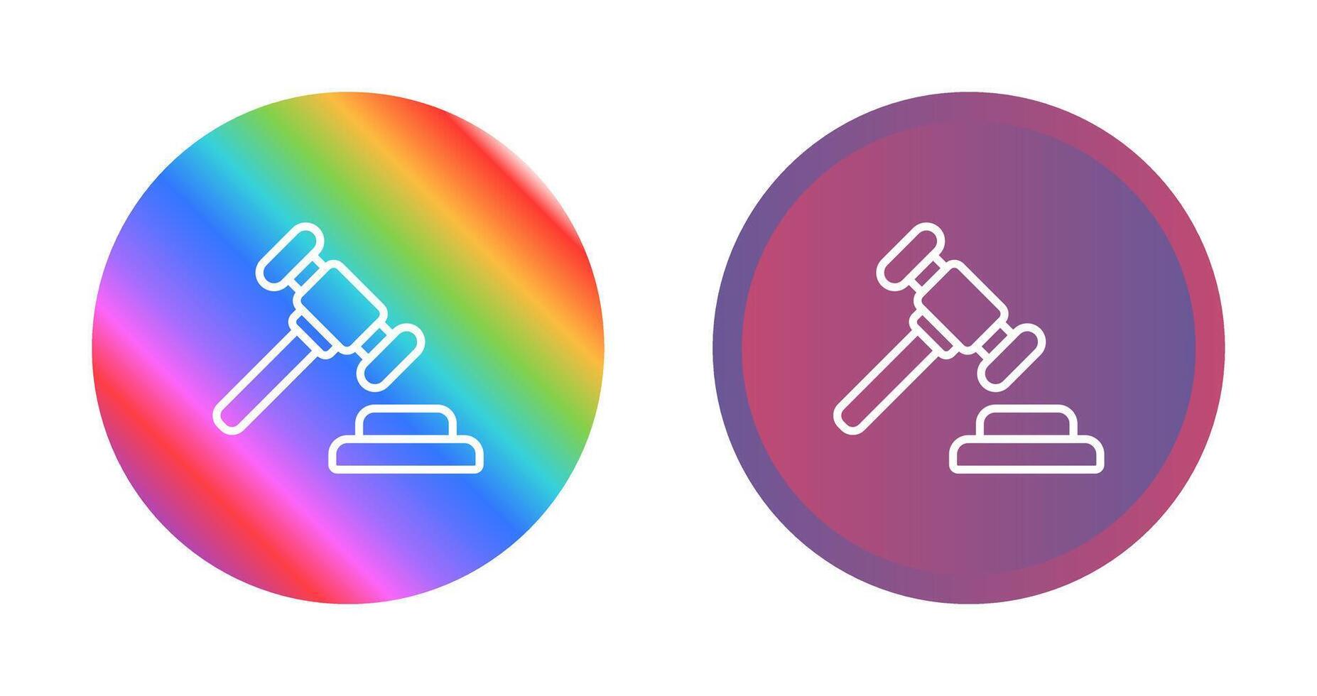 Gavel Vector Icon