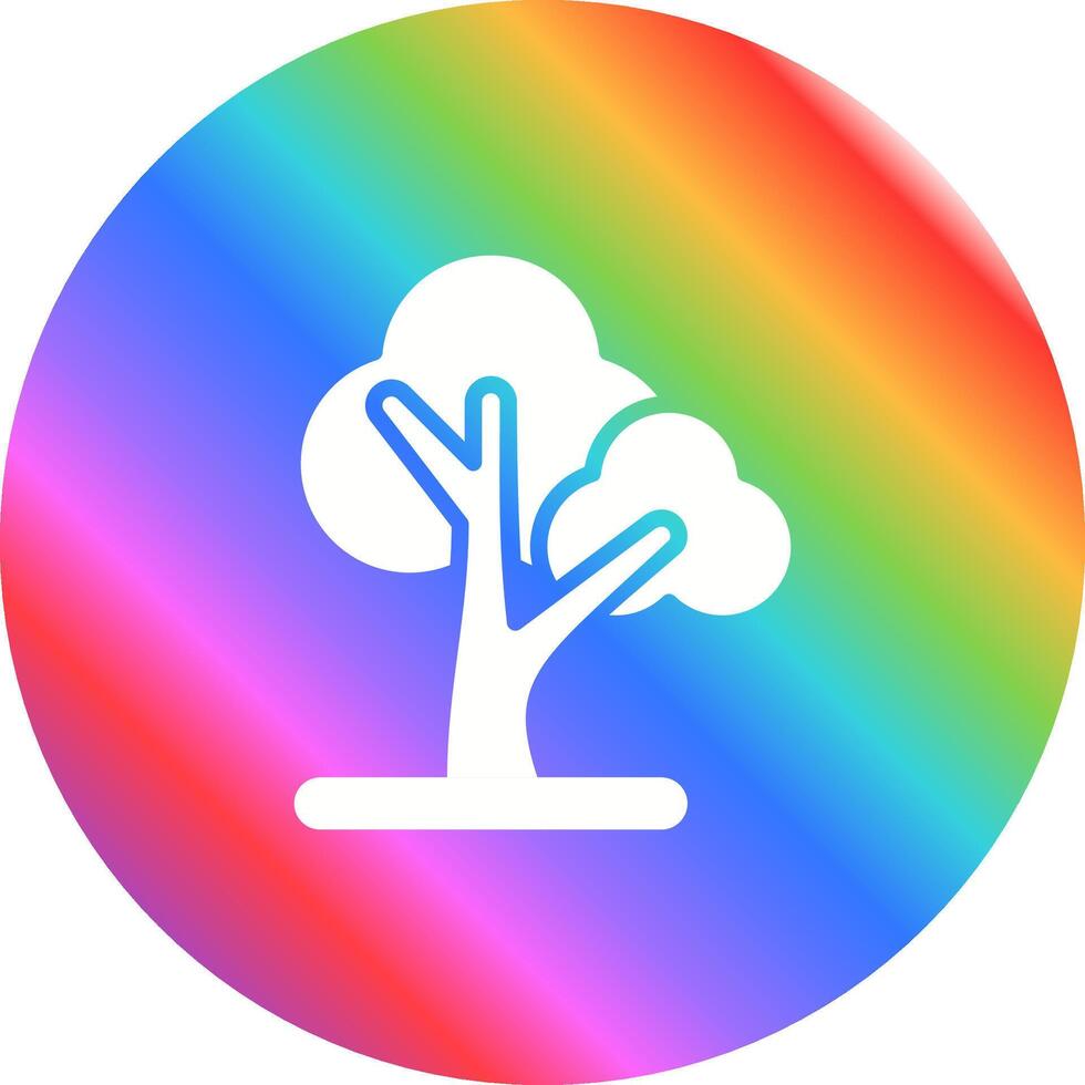 icono de vector de árbol