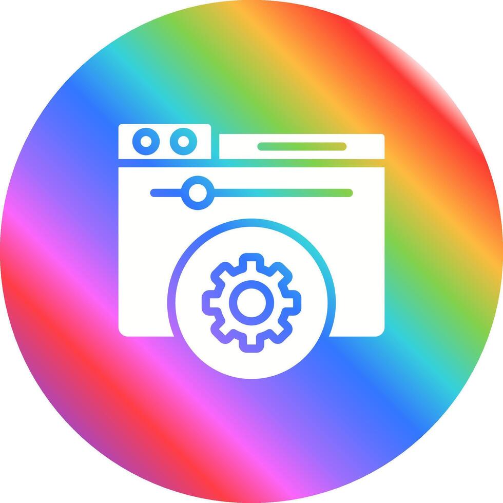 Hosting Control Panel Vector Icon