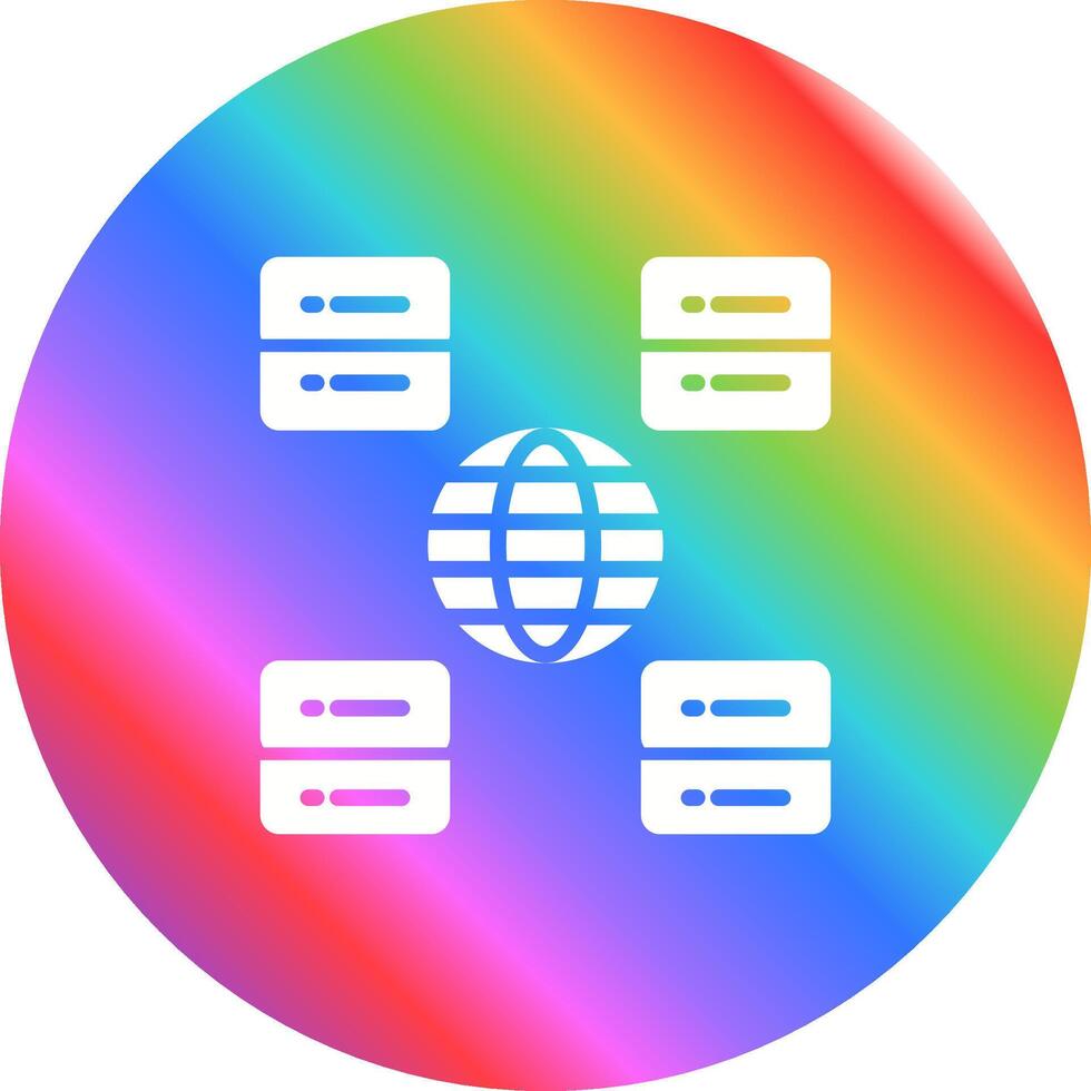 Content Delivery Network Vector Icon