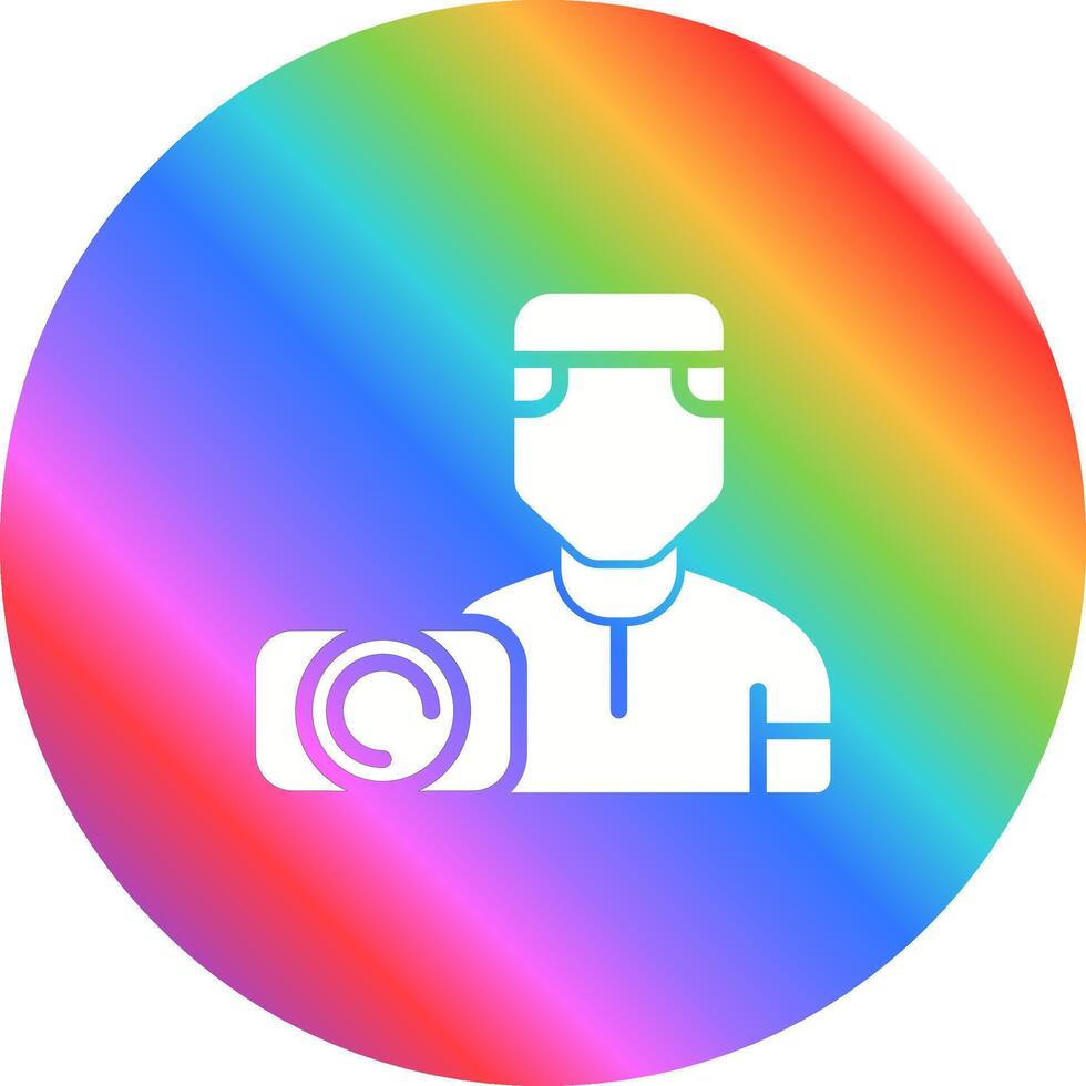 Camera man Vector Icon