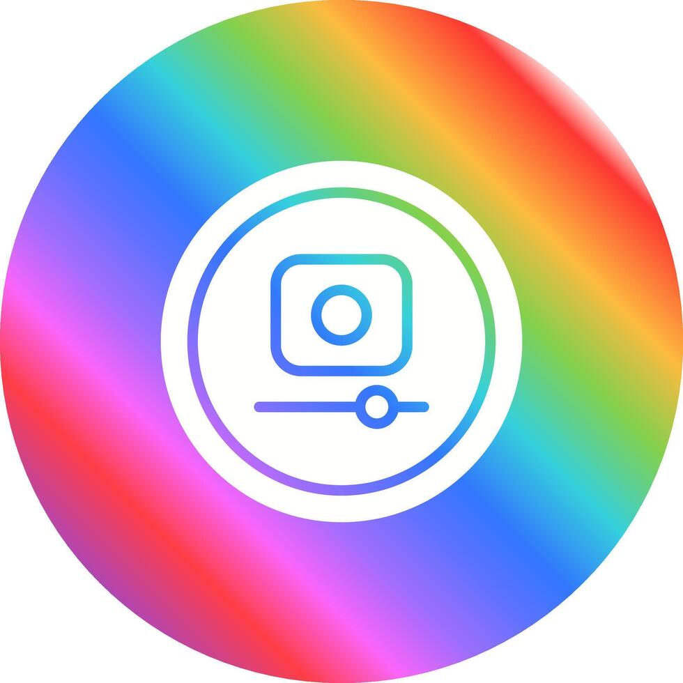 Video Record Button Vector Icon