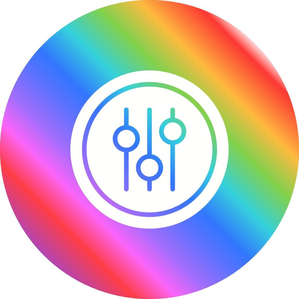 Audio Equalizer Vector Icon