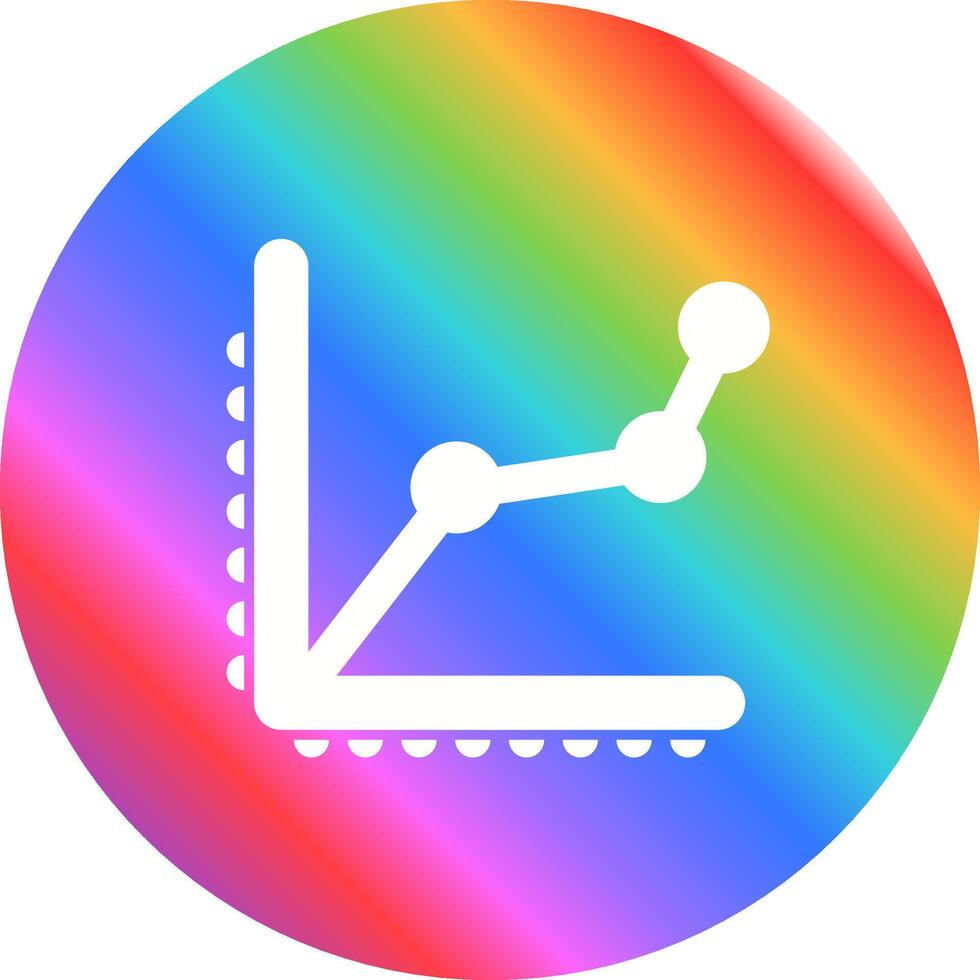Line Chart Vector Icon