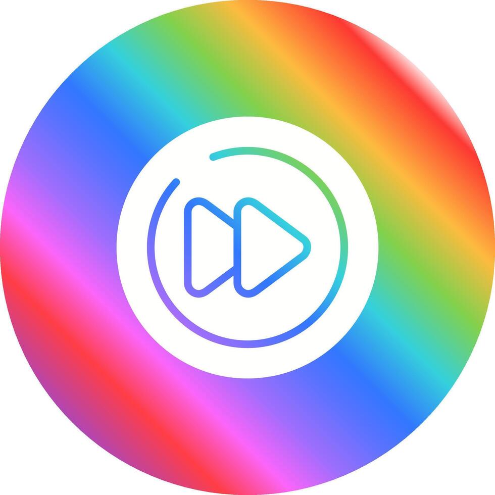 Video Next Track Circle Vector Icon