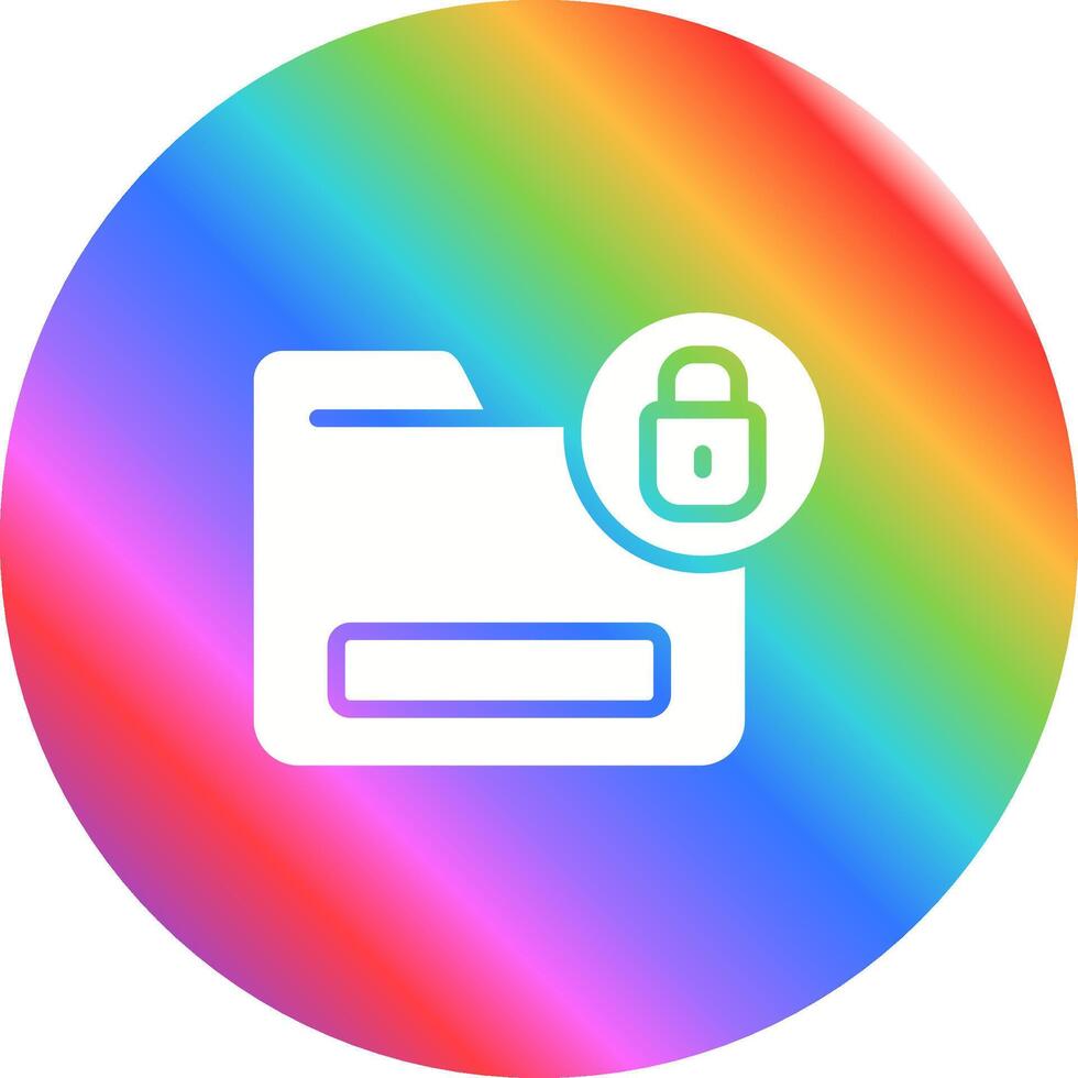 Document Encryption Vector Icon
