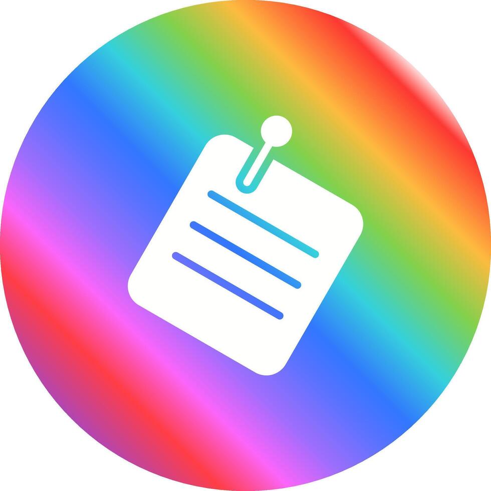 Memo Vector Icon