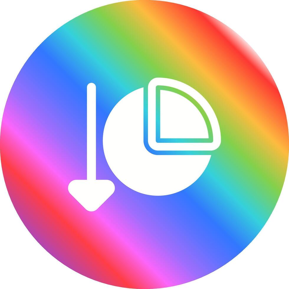 Chart Decreasing Vector Icon