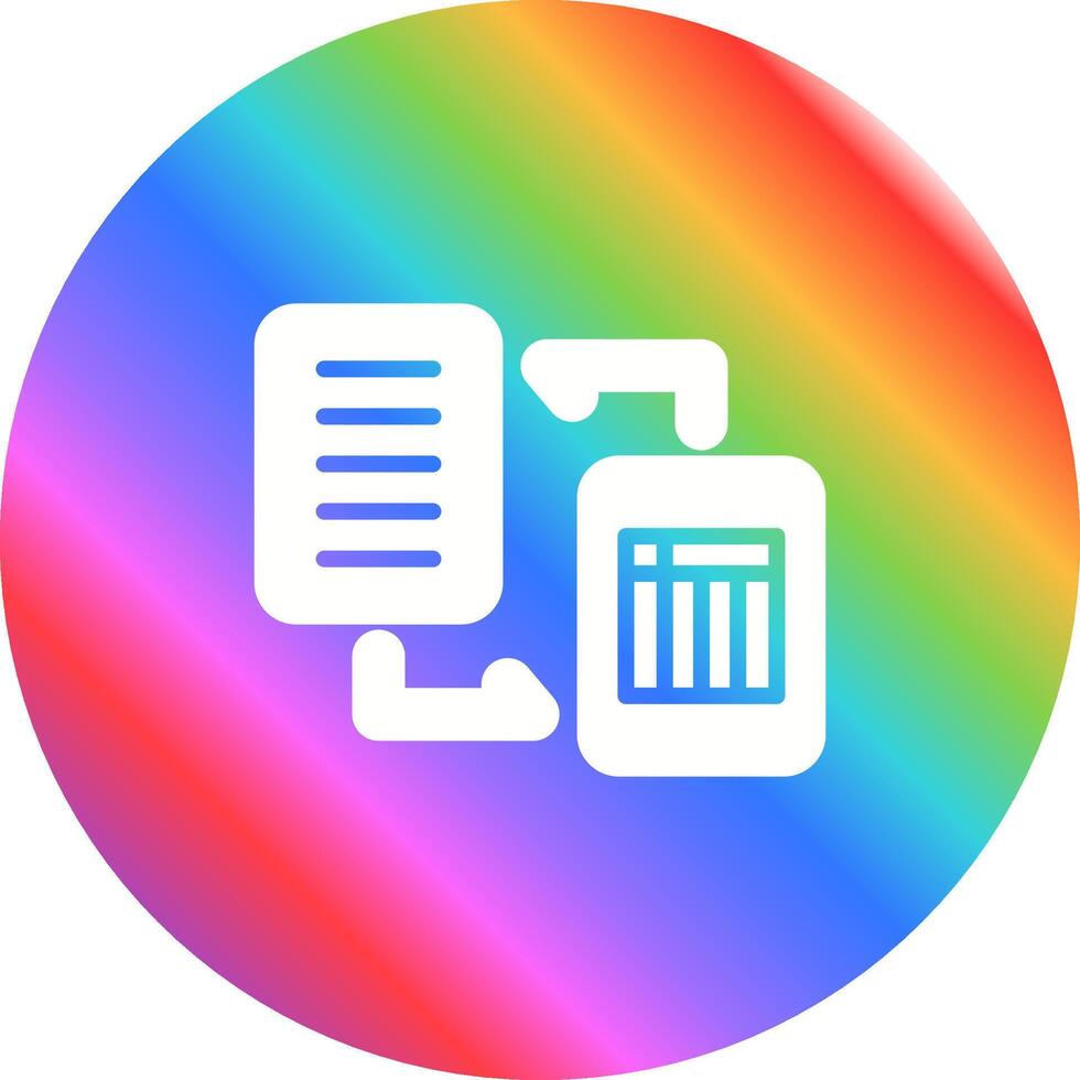 Document Workflow Vector Icon