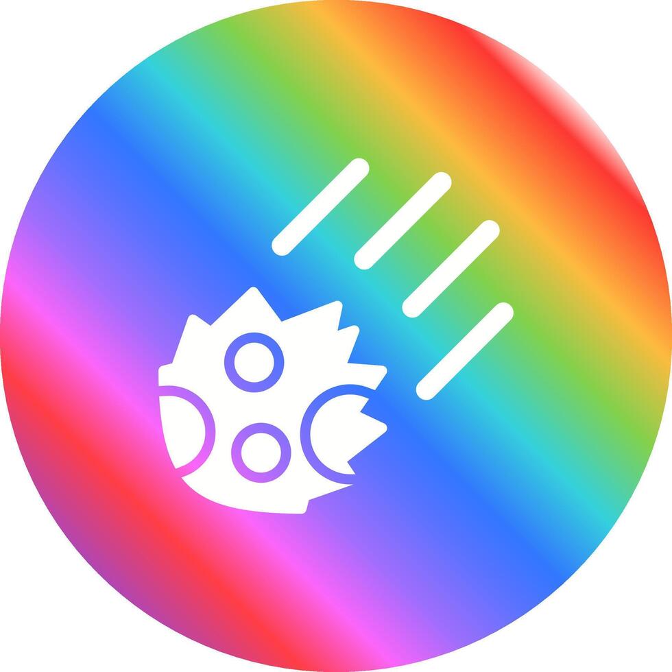 Meteor Vector Icon