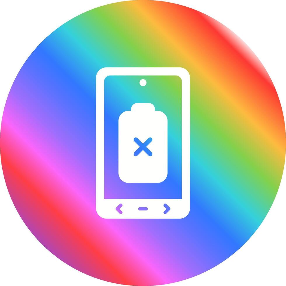 Empty Battery Vector Icon