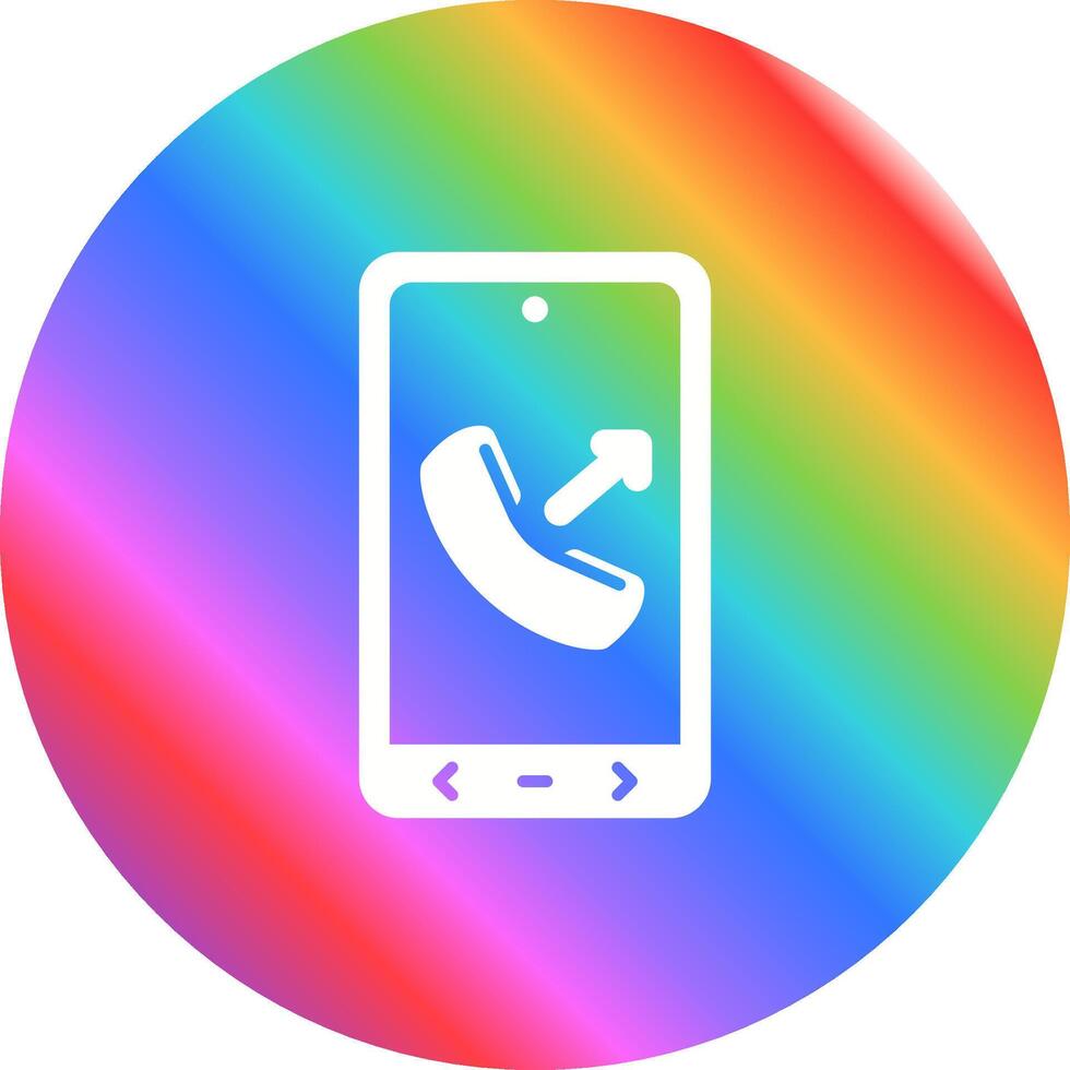 Out Going Call Vector Icon