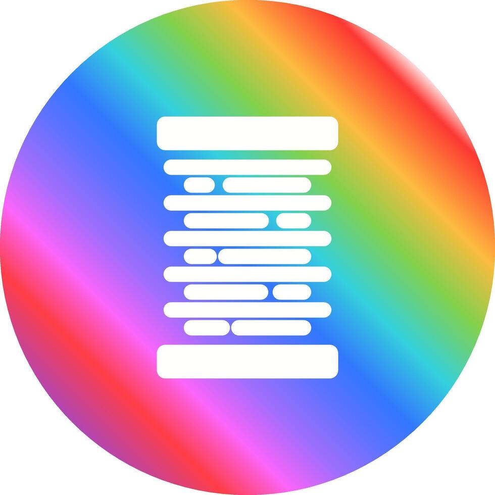 Center Alignment Vector Icon