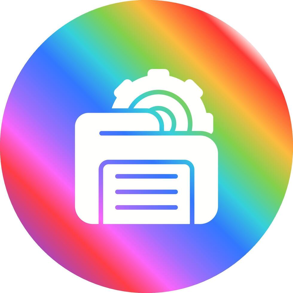 Folder Management Vector Icon