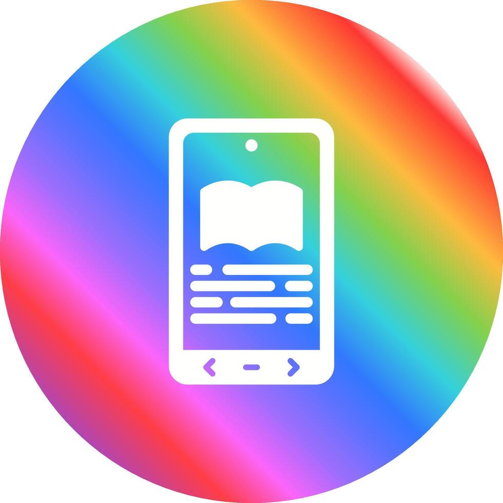 E book Reader Vector Icon