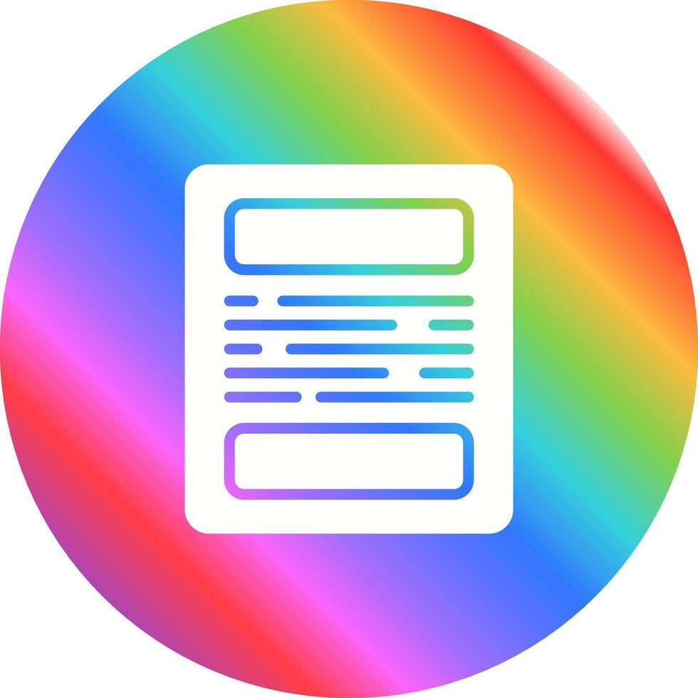 Document Vector Icon