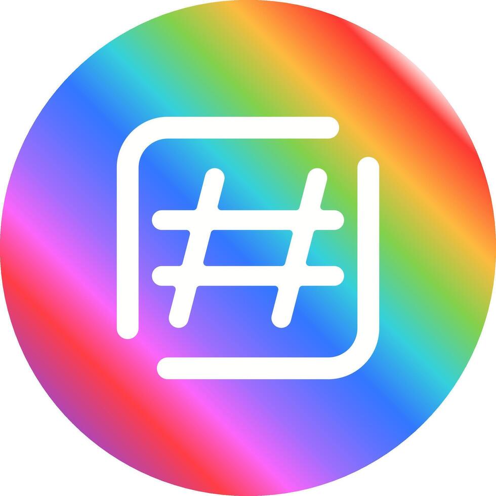 Hashtag Vector Icon