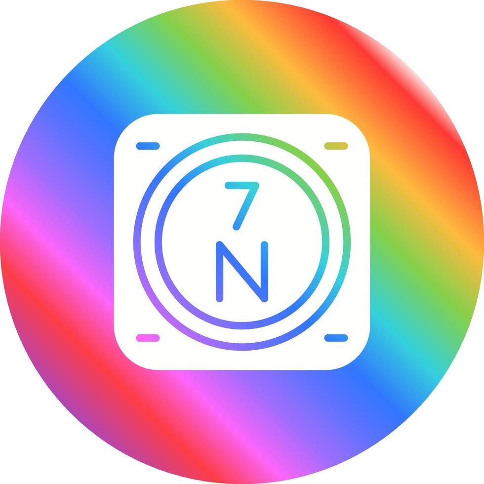 Nitrogen Vector Icon