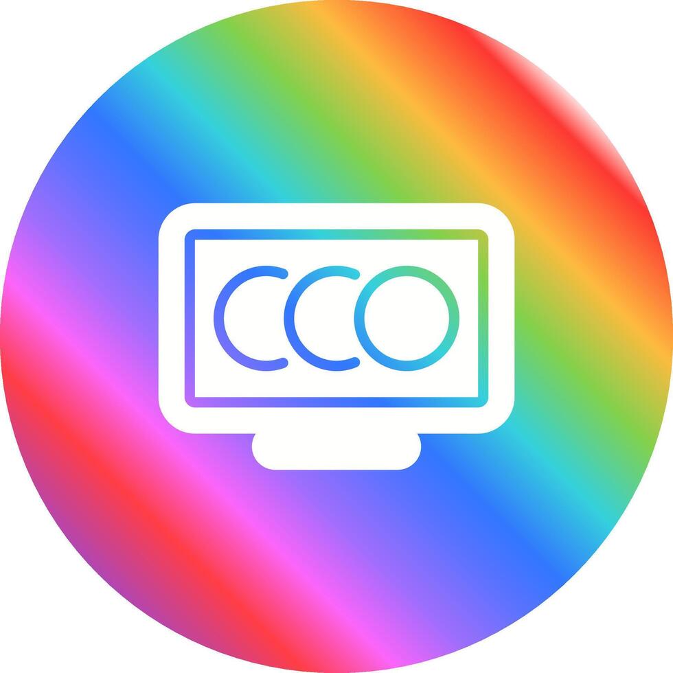 Desktop Computer Vector Icon