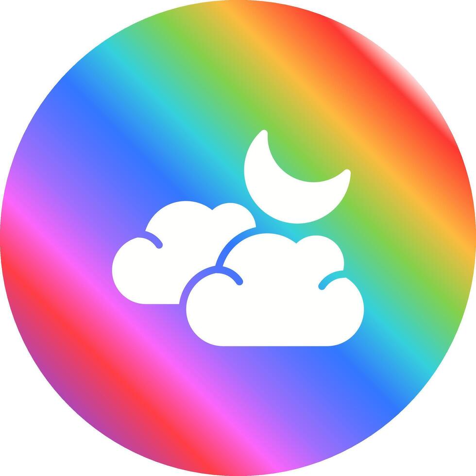 icono de vector de nube